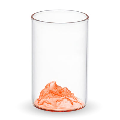 Bay of Fires tallboy beer glass with the coastline sculpted into the base